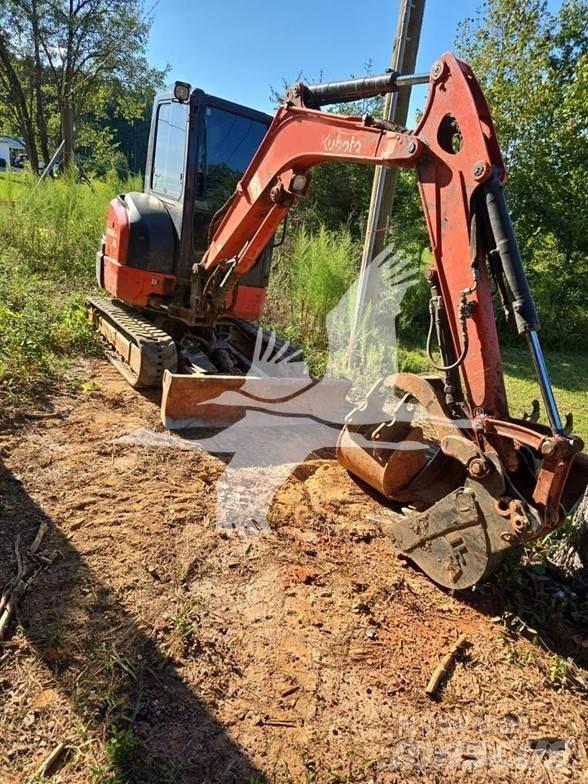 Kubota KX033-4 Mini ekskavatörler, 7 tona dek