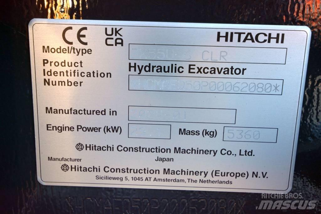 Hitachi ZX 55 U-6 Mini ekskavatörler, 7 tona dek