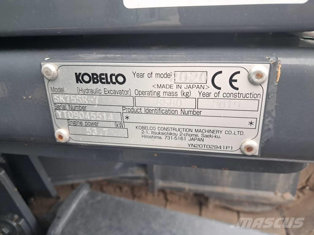 Kobelco SK75SR-7 Midi ekskavatörler 7 - 12 t