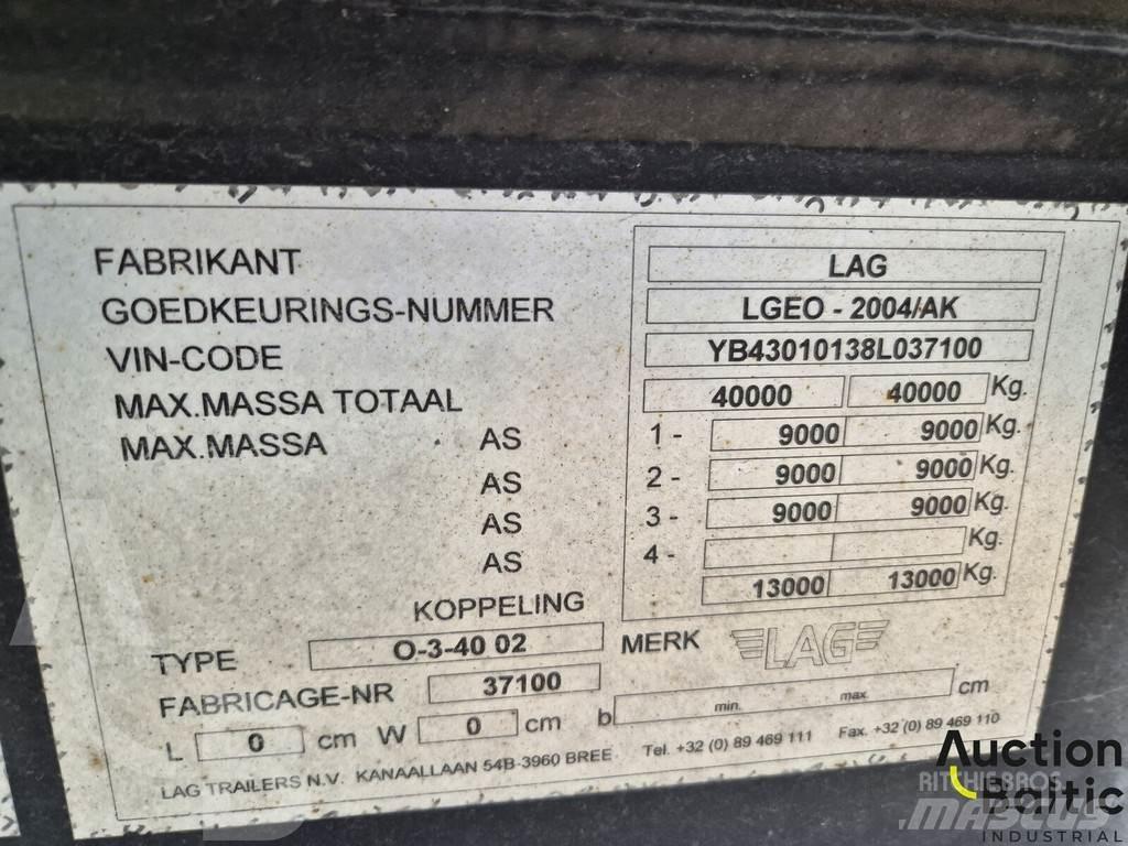Wabco LAG Perdeli yari çekiciler