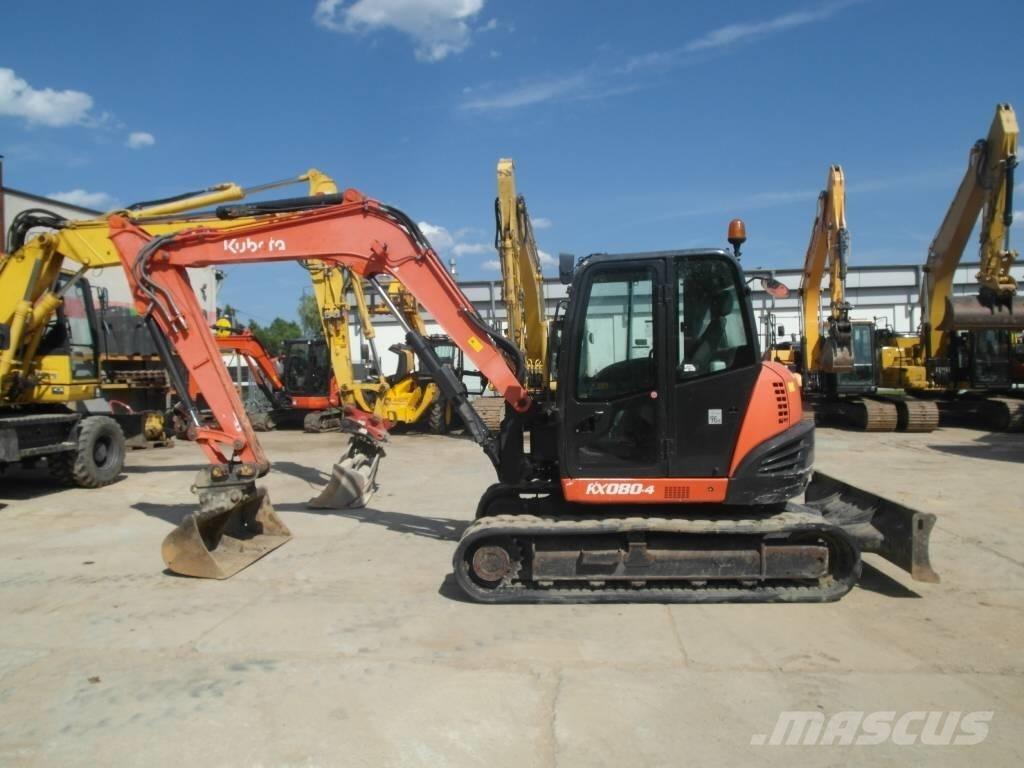 Kubota KX 080-4 Midi ekskavatörler 7 - 12 t