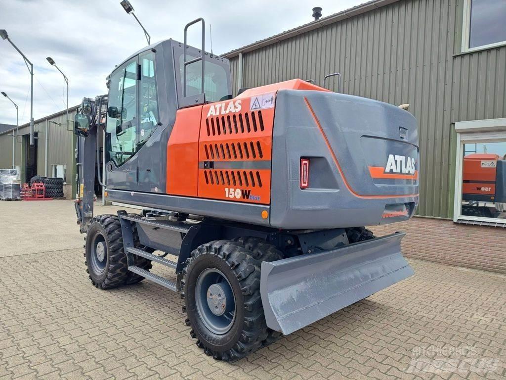 Atlas 150W Lastik tekerli ekskavatörler