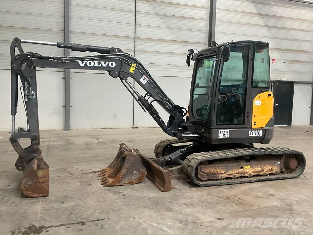 Volvo ECR 50 D Mini ekskavatörler, 7 tona dek