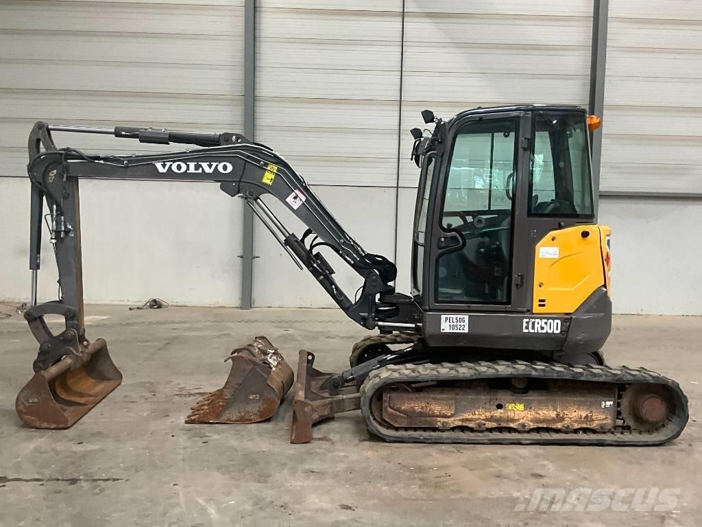 Volvo ECR 50 D Mini ekskavatörler, 7 tona dek