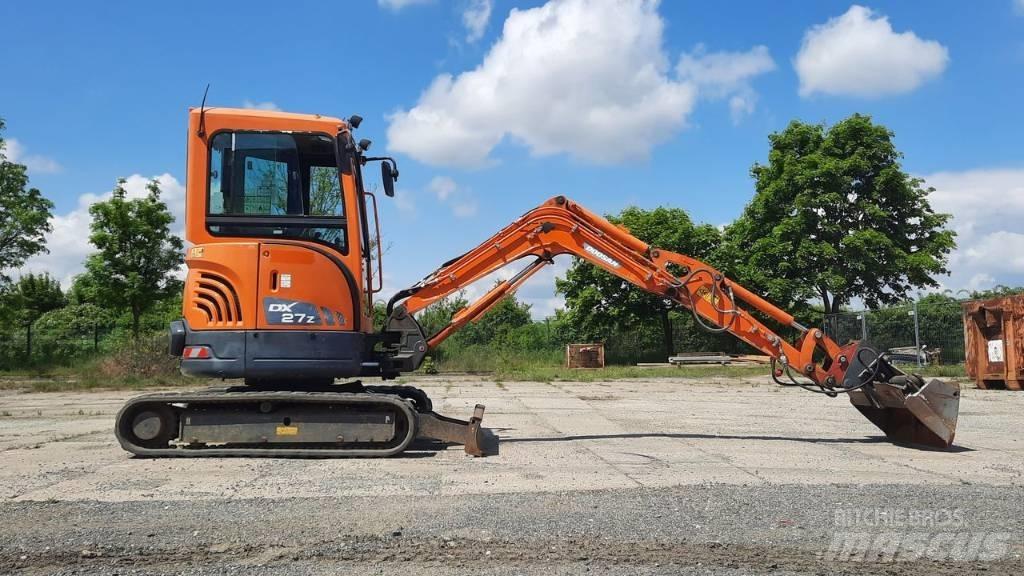 Doosan DX 27 Z Mini ekskavatörler, 7 tona dek