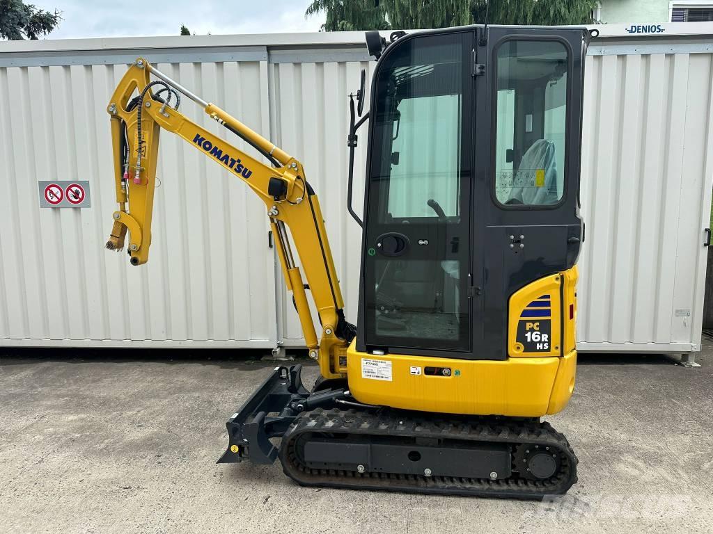 Komatsu PC 16 R-3HS Mini ekskavatörler, 7 tona dek