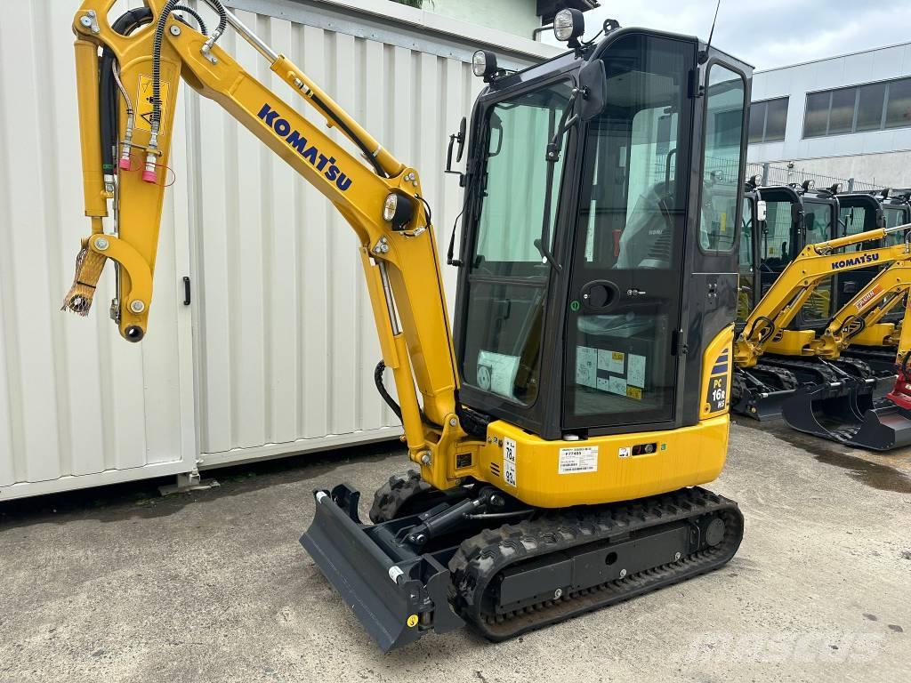 Komatsu PC 16 R-3HS Mini ekskavatörler, 7 tona dek