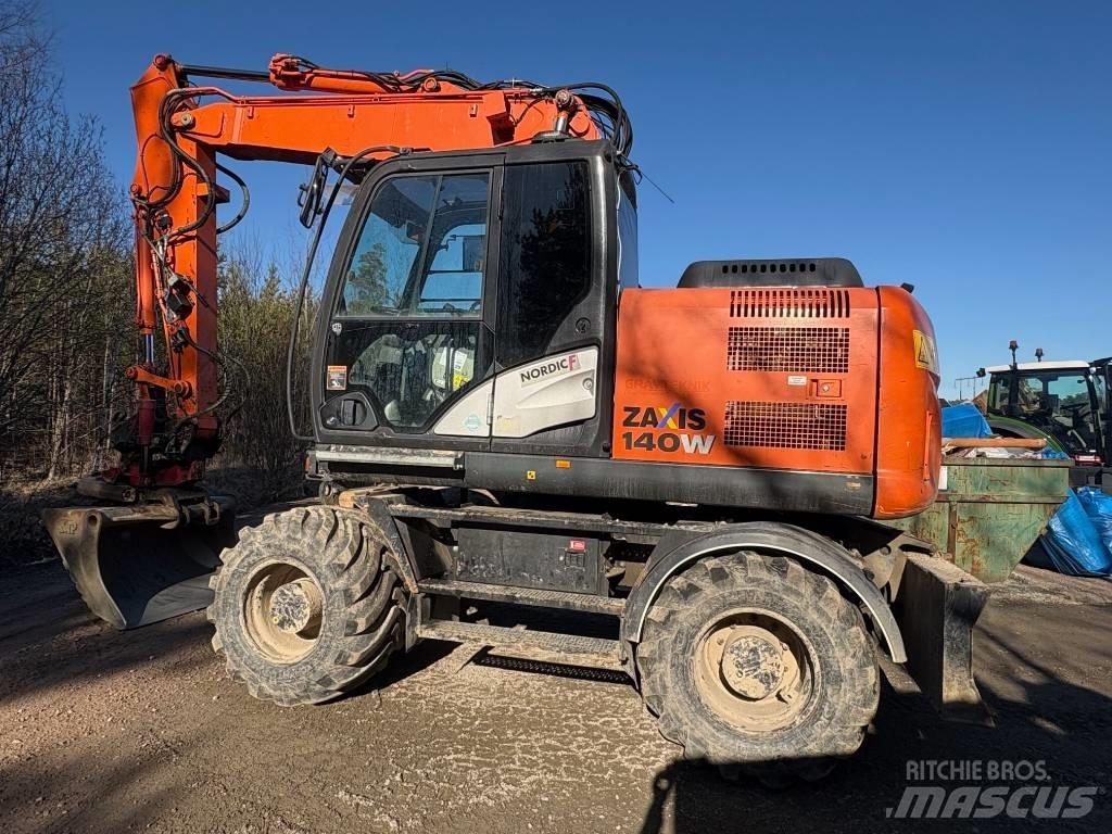 Hitachi ZX 140 W-5B Lastik tekerli ekskavatörler