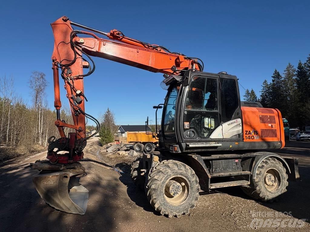 Hitachi ZX 140 W-5B Lastik tekerli ekskavatörler