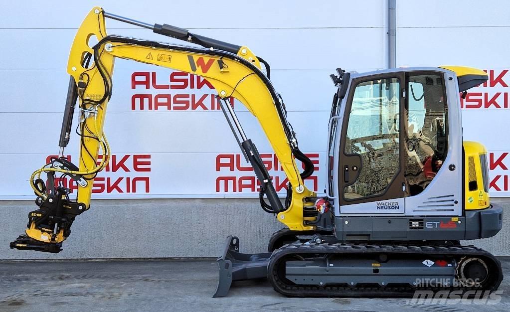 Wacker Neuson ET65 Mini ekskavatörler, 7 tona dek