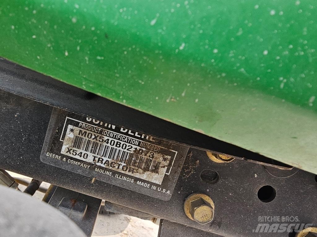 John Deere X 540 Traktörler