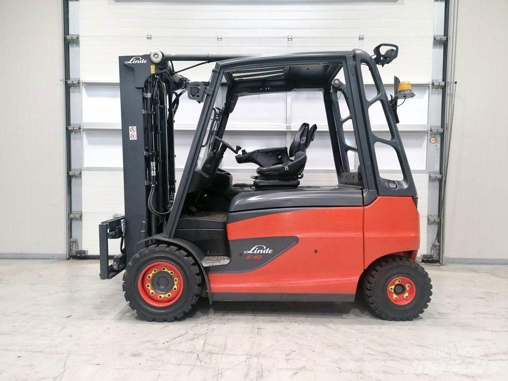 Linde E40HL-01/600 Elektrikli forkliftler
