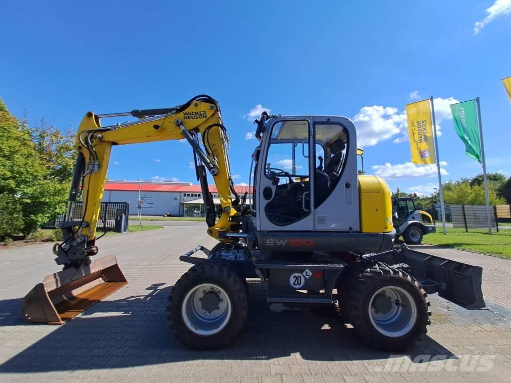Wacker Neuson EW100 Lastik tekerli ekskavatörler