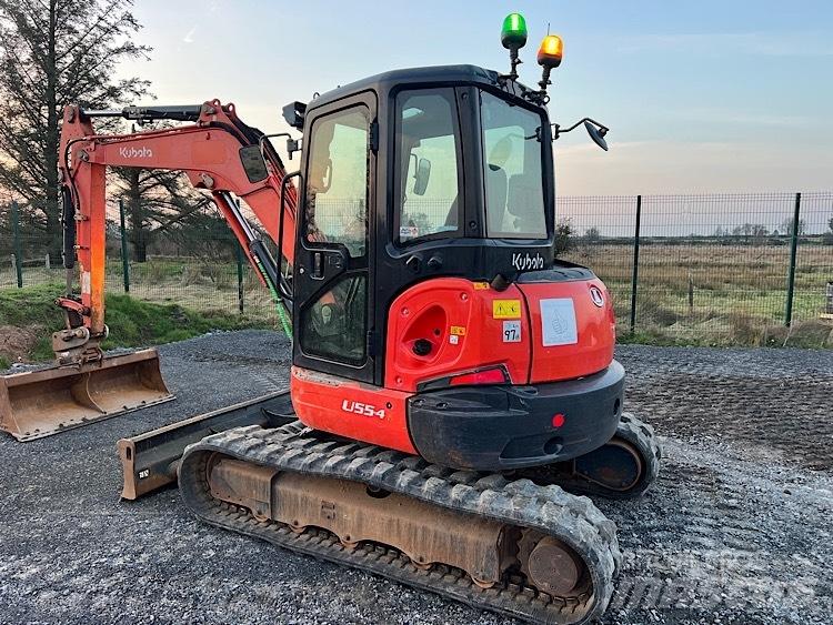 Kubota U55-4 Mini ekskavatörler, 7 tona dek