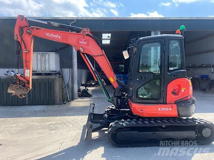 Kubota U55-4 Mini ekskavatörler, 7 tona dek