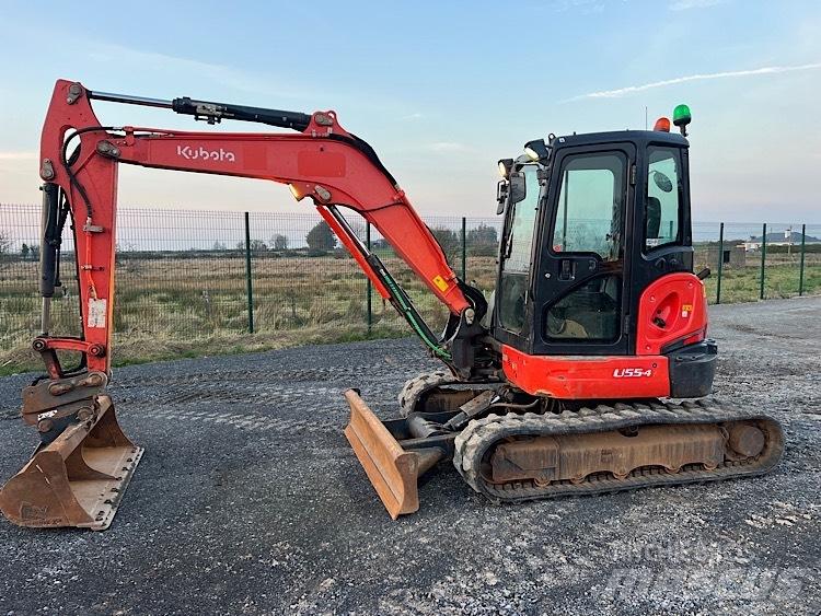 Kubota U55-4 Mini ekskavatörler, 7 tona dek