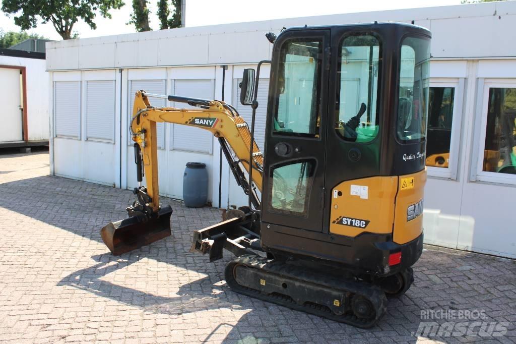 Sany SY 18 C Mini ekskavatörler, 7 tona dek