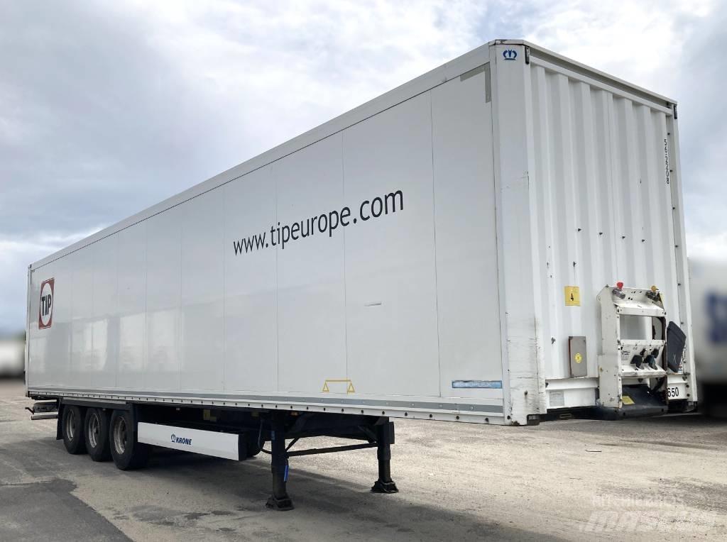 Krone Boxtrailer Kapali kasa yari römorklar