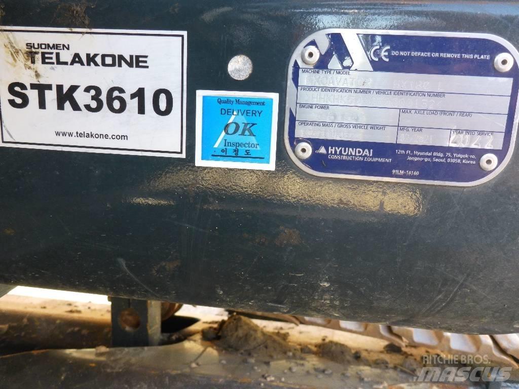 Hyundai HX180L Paletli ekskavatörler