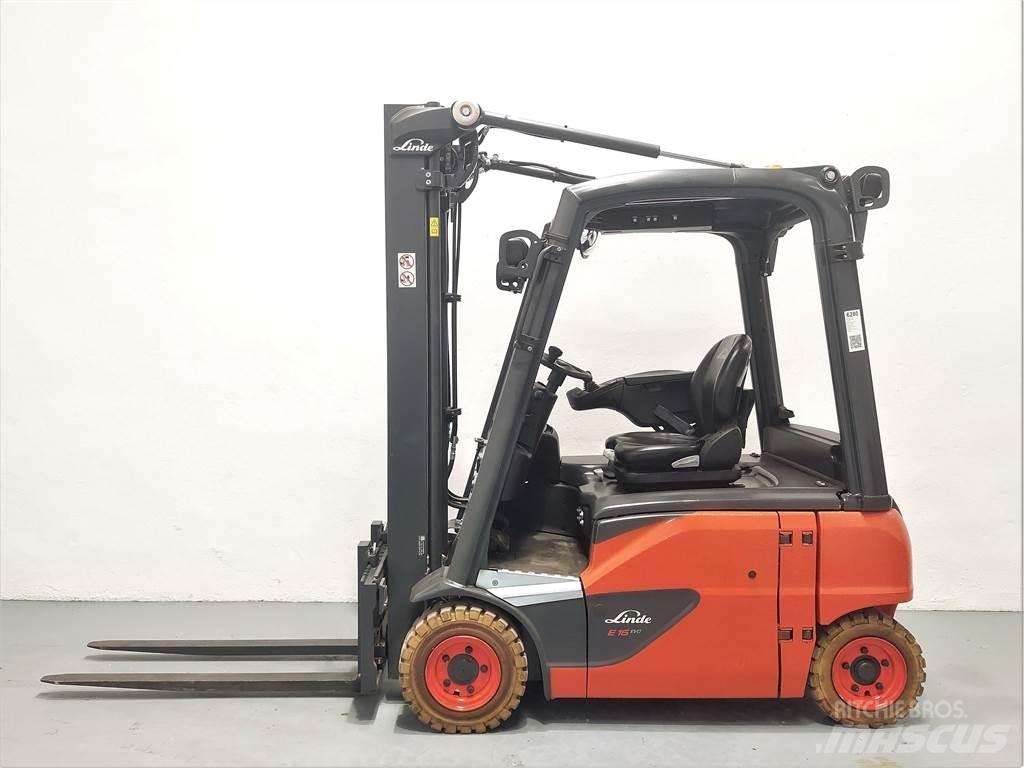 Linde E16P 02 Elektrikli forkliftler