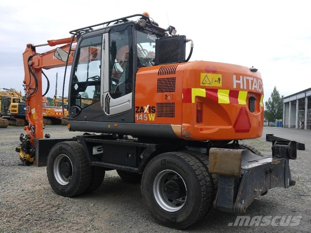 Hitachi ZX 145 W-3 Lastik tekerli ekskavatörler