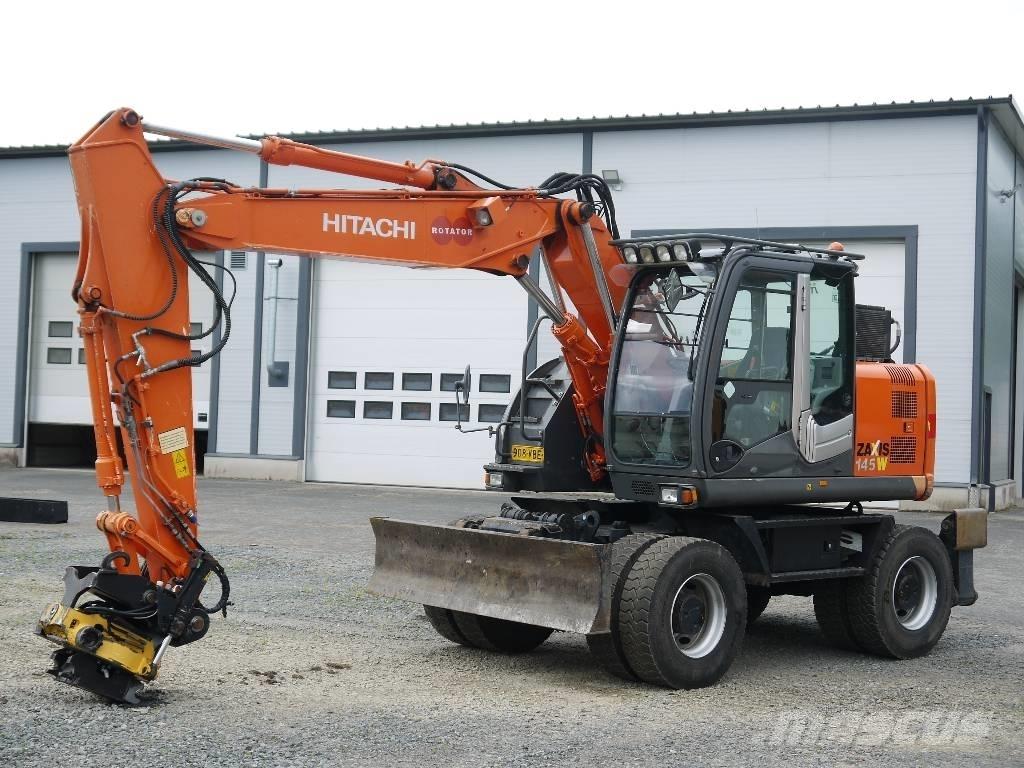 Hitachi ZX 145 W-3 Lastik tekerli ekskavatörler