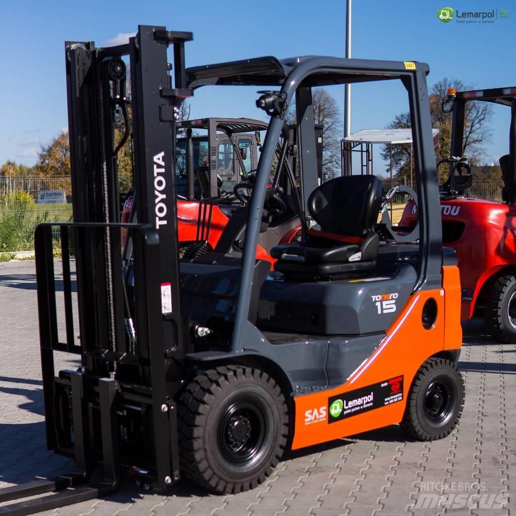 Toyota 8 FGF 15 LPG'li forkliftler