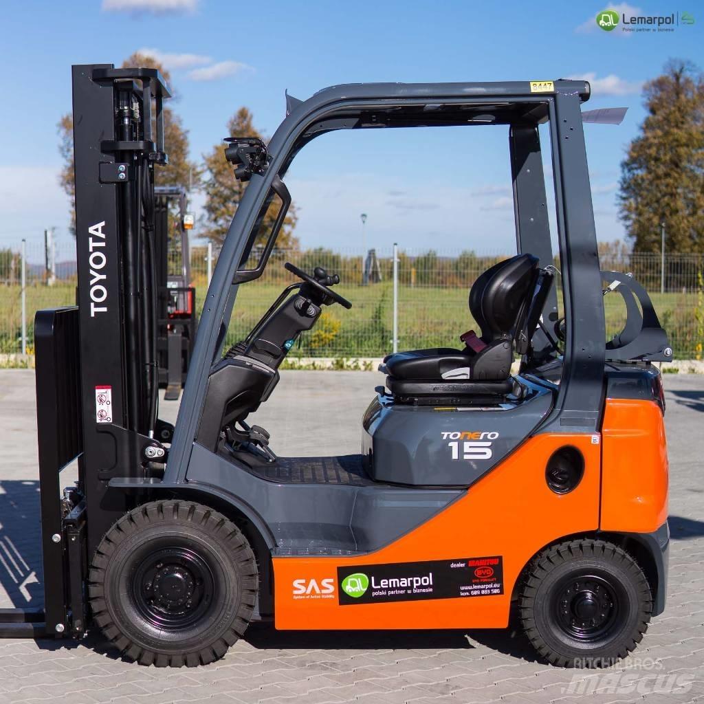 Toyota 8 FGF 15 LPG'li forkliftler