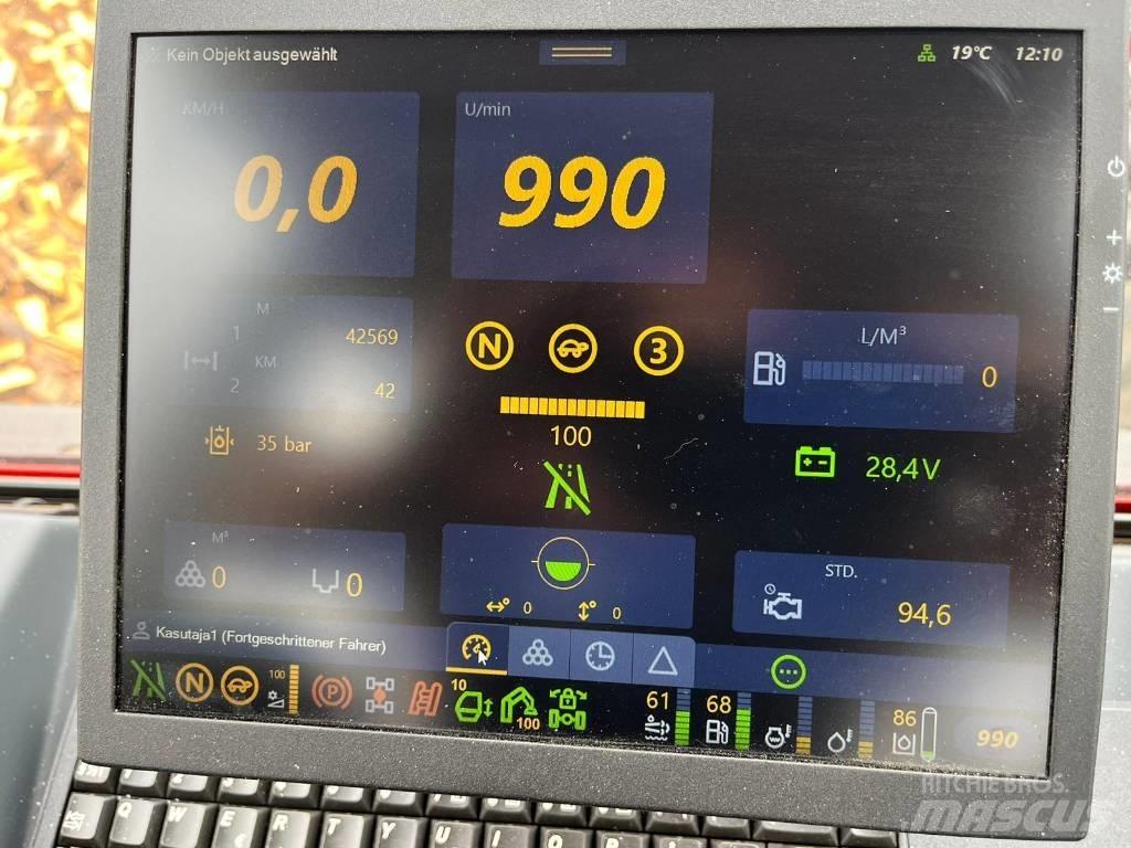 Komatsu 845-1 Tomruk yükleyici traktörler