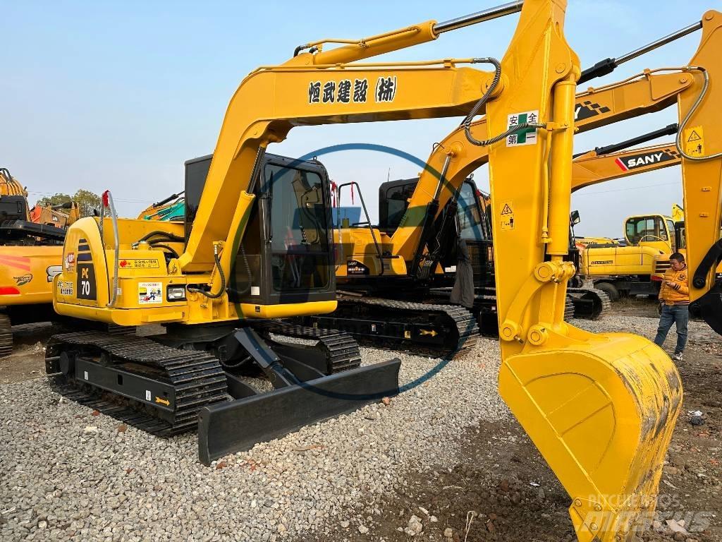 Komatsu PC 70 Mini ekskavatörler, 7 tona dek