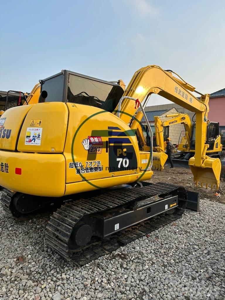 Komatsu PC 70 Mini ekskavatörler, 7 tona dek