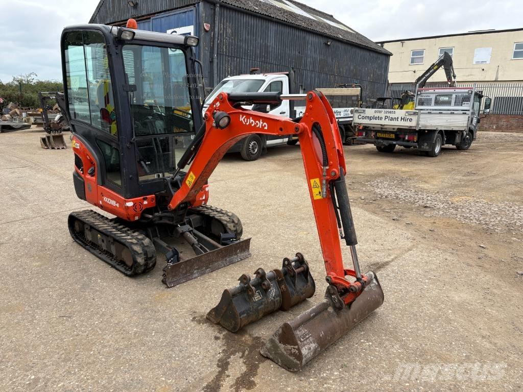 Kubota KX 018-4 Mini ekskavatörler, 7 tona dek