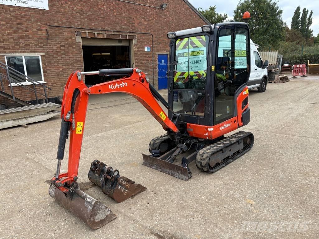 Kubota KX 018-4 Mini ekskavatörler, 7 tona dek