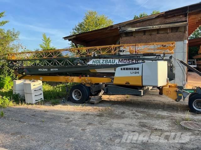 Liebherr L1-24 Kendini kuran kule vinçler