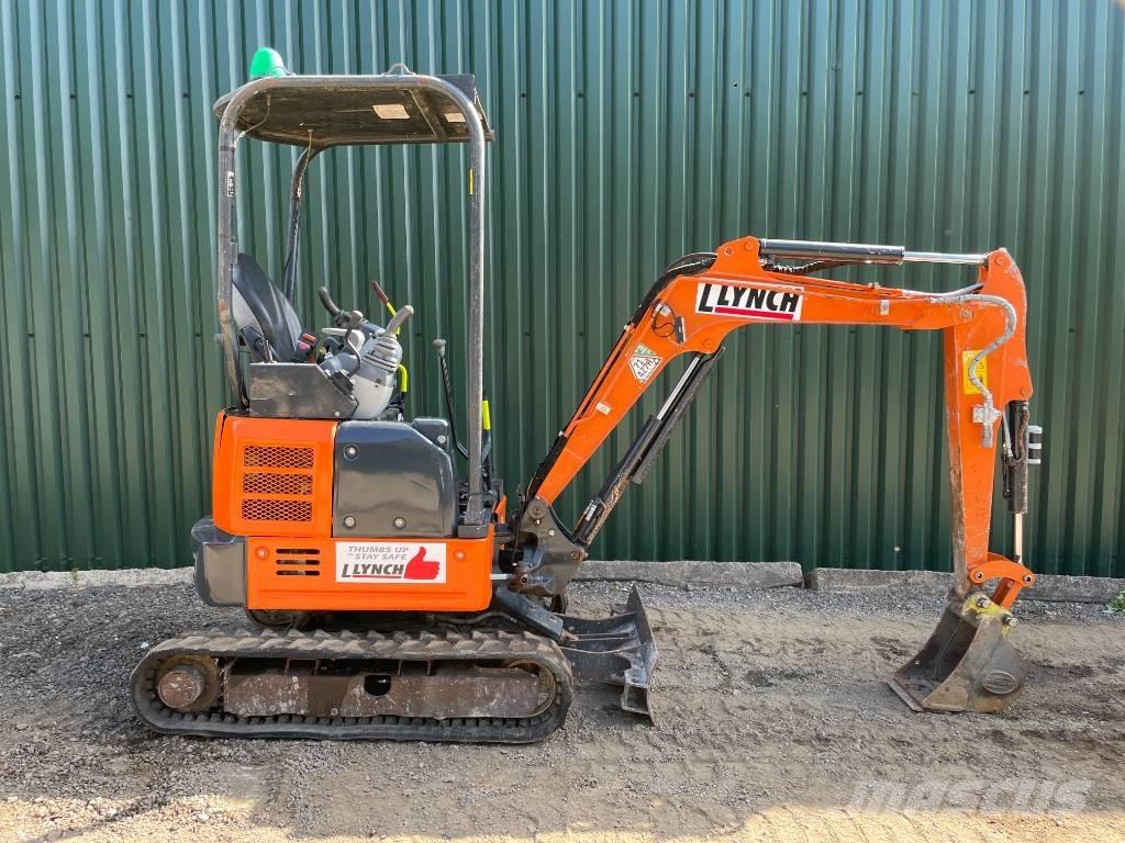 Hitachi ZX 19 U-6 Mini ekskavatörler, 7 tona dek