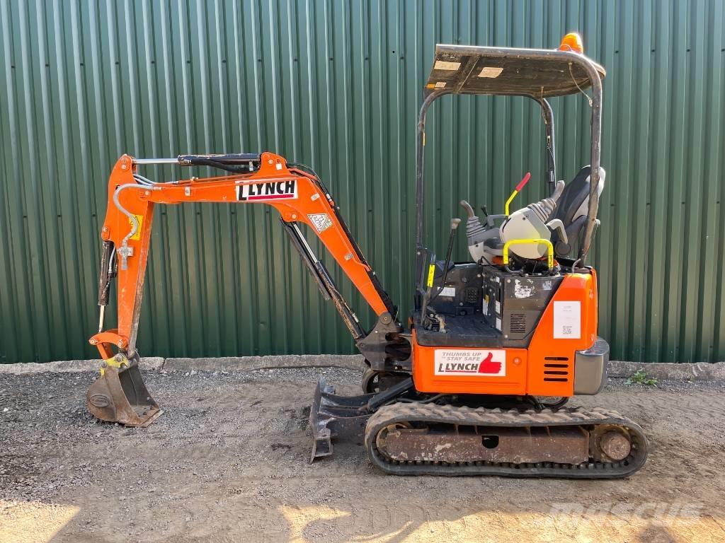 Hitachi ZX 19 U-6 Mini ekskavatörler, 7 tona dek