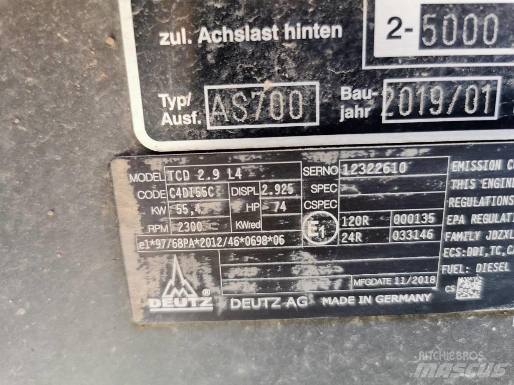 Mecalac AS 700 Tekerlekli yükleyiciler