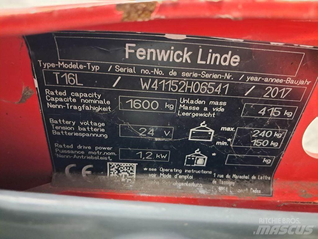 Linde T16L Transpaletler