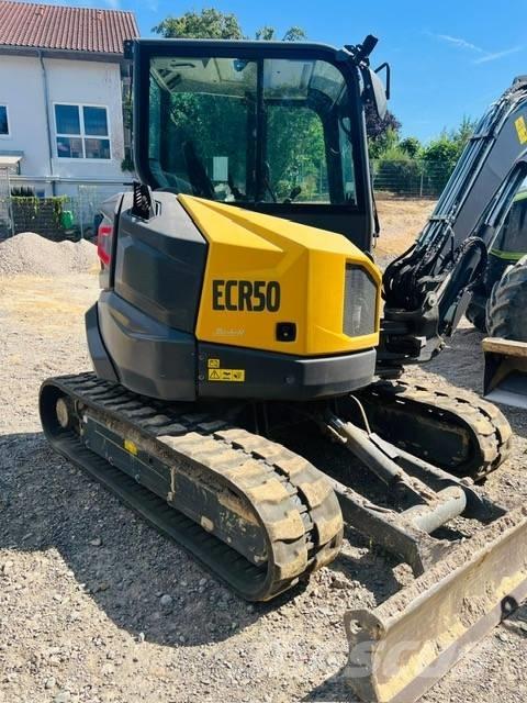 Volvo ECR50F Mini ekskavatörler, 7 tona dek