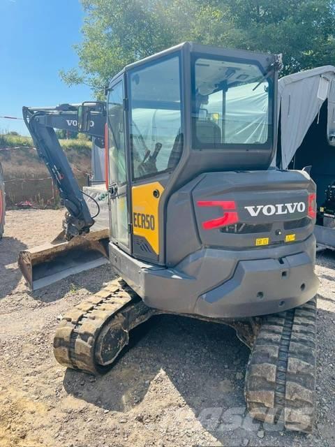 Volvo ECR50F Mini ekskavatörler, 7 tona dek
