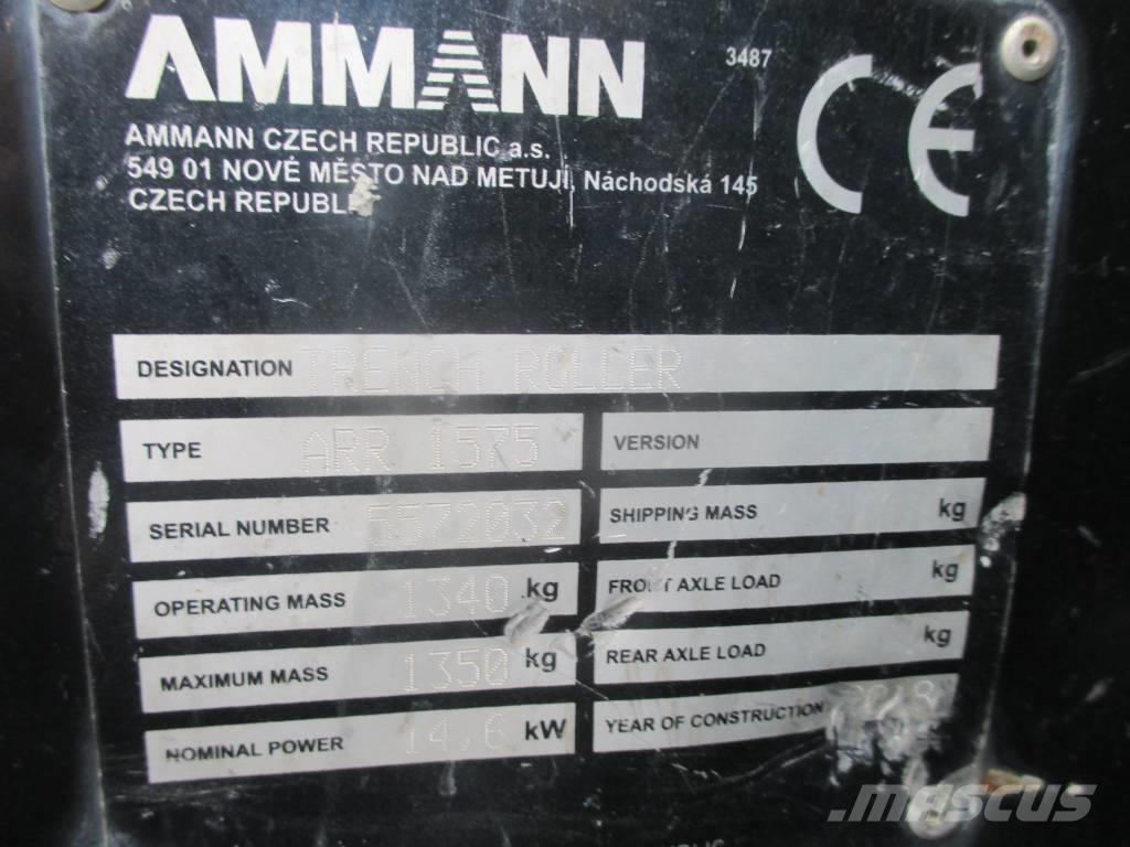 Ammann ARR 1575 Çift tamburlu silindirler