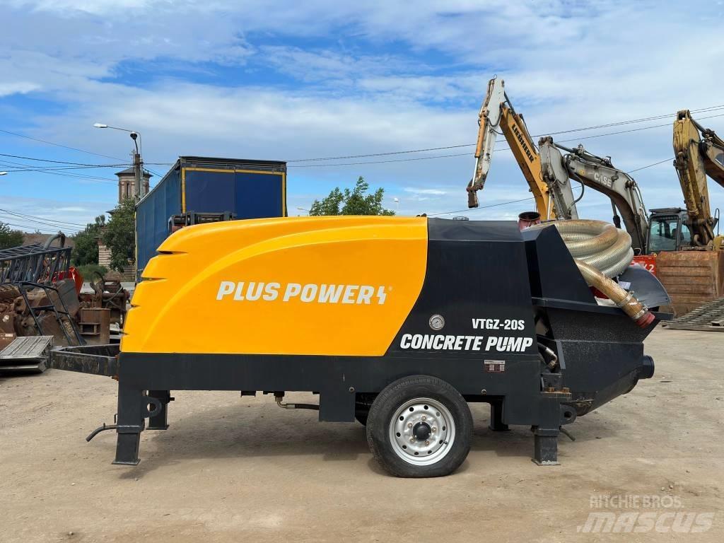 Plus Power VTGZ-20S Beton pompaları