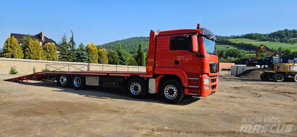 MAN TGS 35.400 Düz Platformlu Oto Çekiciler/vinçli kamyonlar