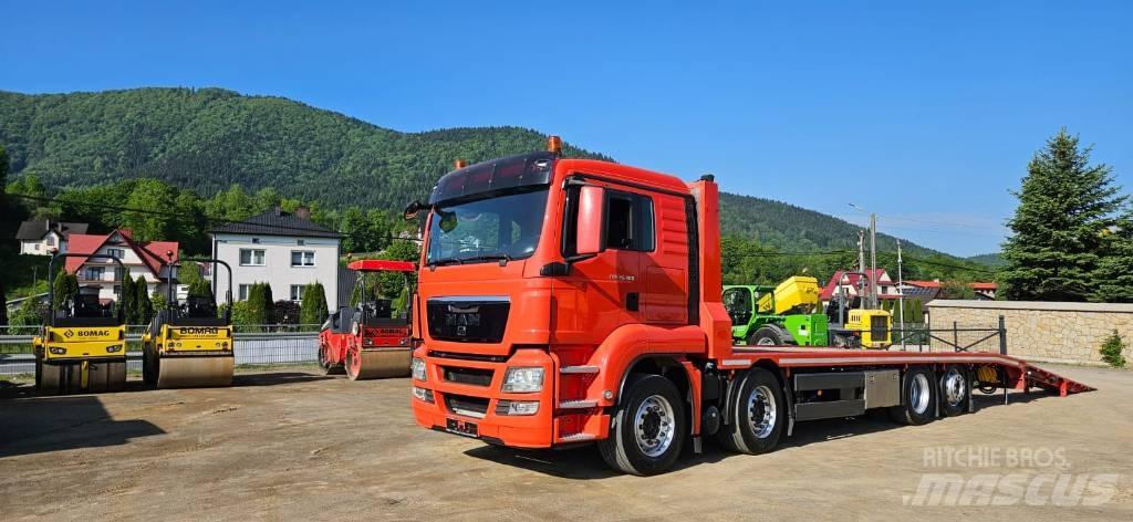 MAN TGS 35.400 Düz Platformlu Oto Çekiciler/vinçli kamyonlar
