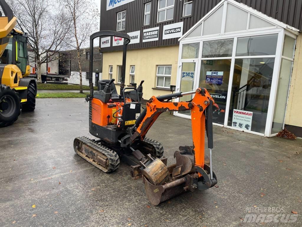 Doosan DX 10 Mini ekskavatörler, 7 tona dek