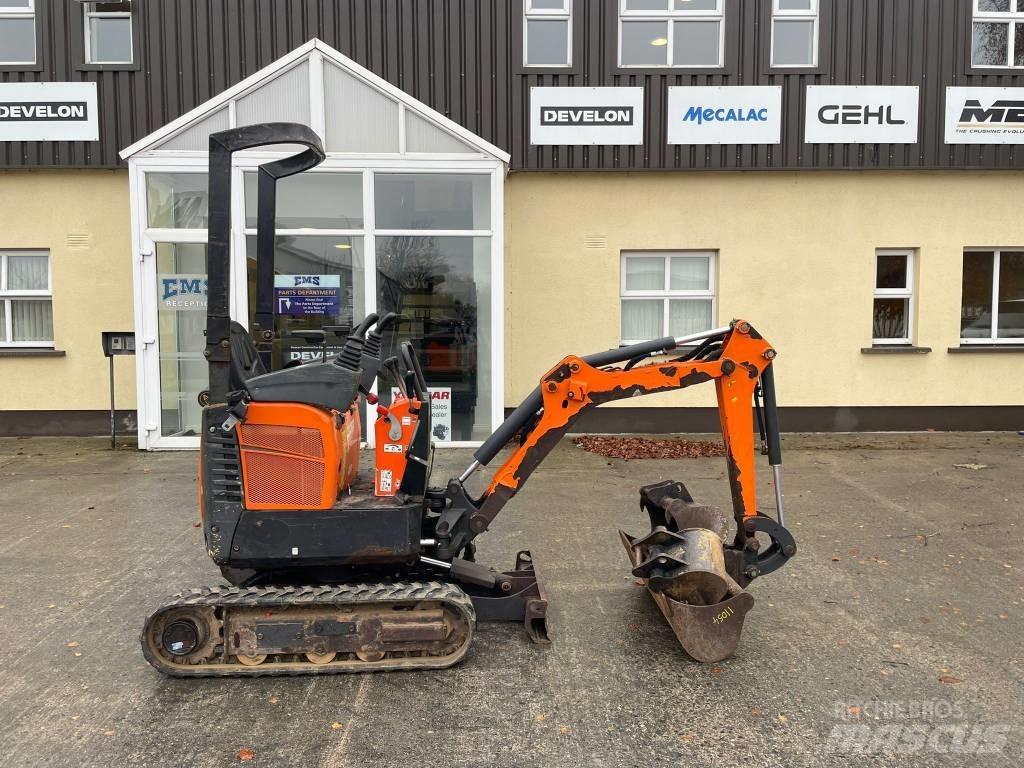 Doosan DX 10 Mini ekskavatörler, 7 tona dek