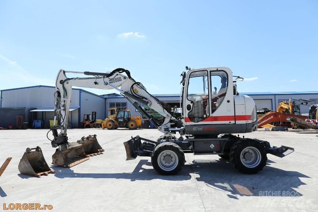 Wacker Neuson EW 100 Lastik tekerli ekskavatörler