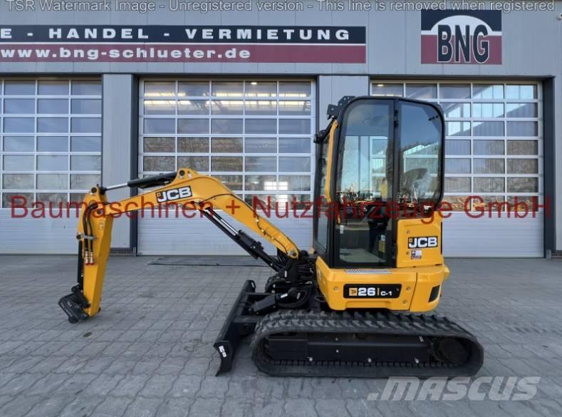 JCB 26 C-1 -Demo- Mini ekskavatörler, 7 tona dek