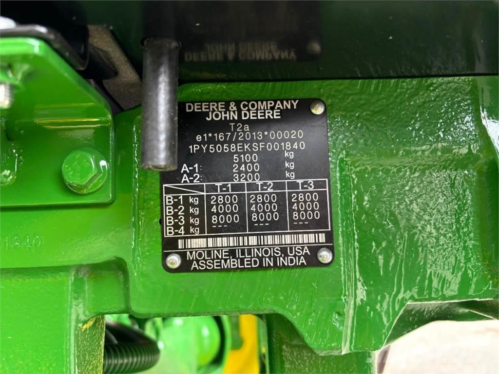 John Deere 5058E Traktörler