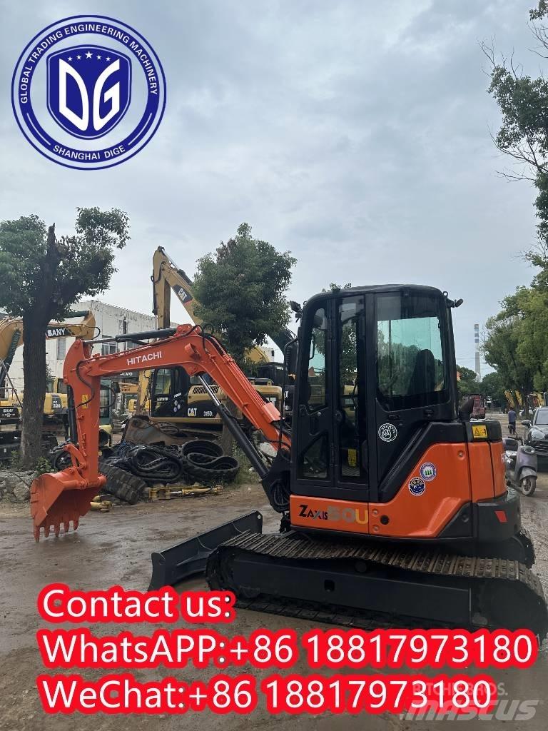 Hitachi ZX 50 U Mini ekskavatörler, 7 tona dek